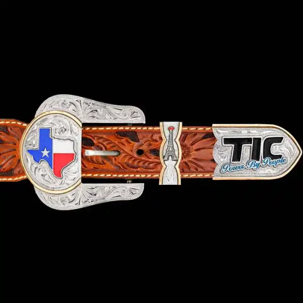 Silverton Custom Three Piece Buckle Set